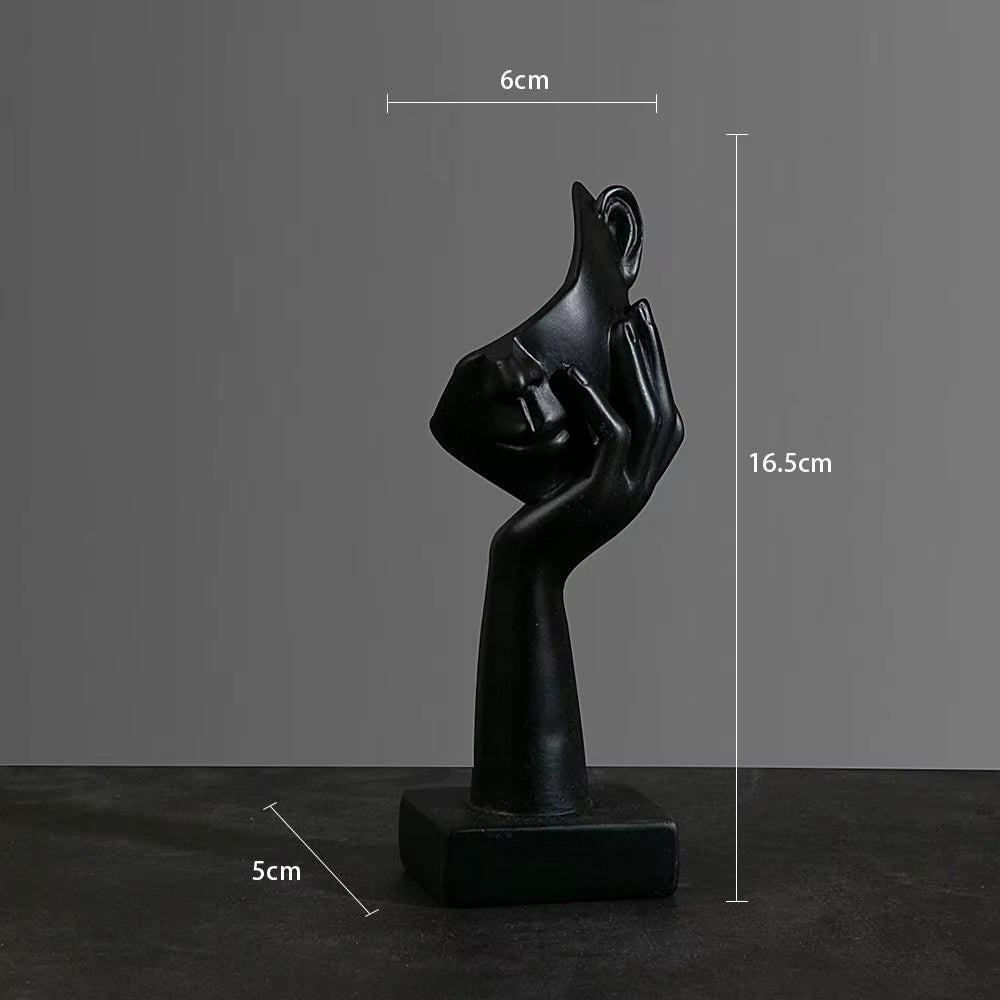 Abstract Face Sculpture