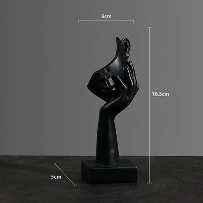 Abstract Face Sculpture