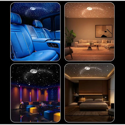 StarGlow Galaxy Projector - 360° Adjustable • USB Powered • Ambient Starry-Sky Lighting