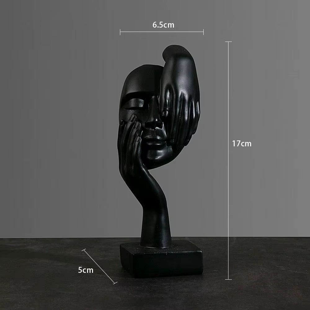 Abstract Face Sculpture