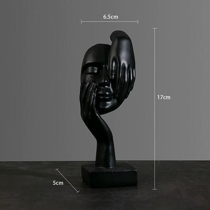 Abstract Face Sculpture