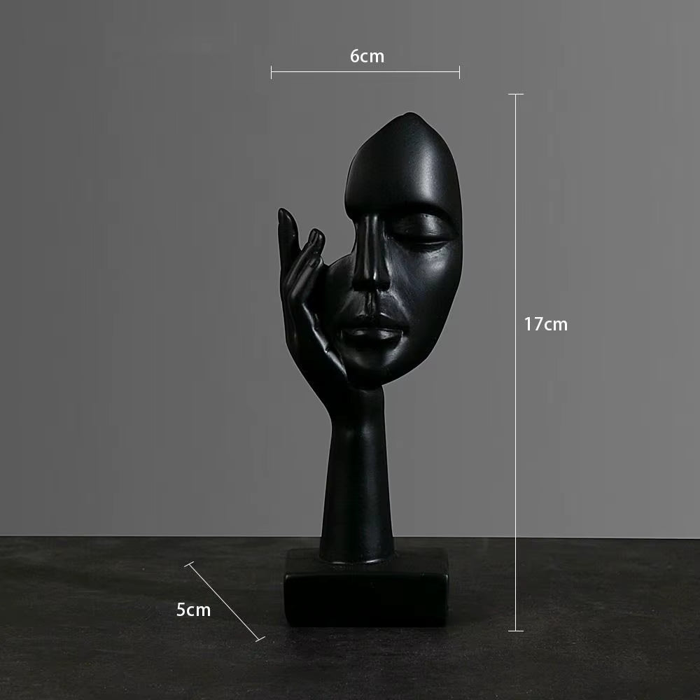 Abstract Face Sculpture