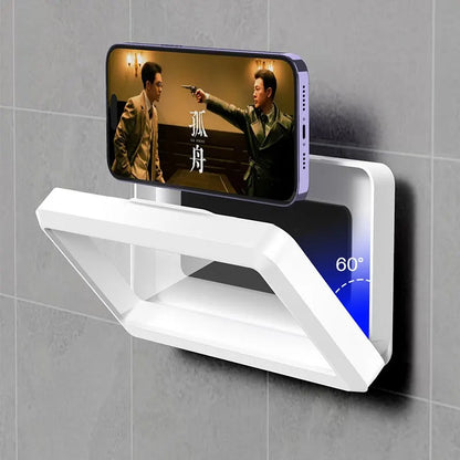 Fixed  Waterproof and Anti-Fog Mobile Phone Case for Bathhouses Draining Phone Holder Waterproof Touched Shower Phone