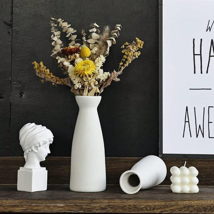Bohemian Ceramic Vase Set — 3 Piece